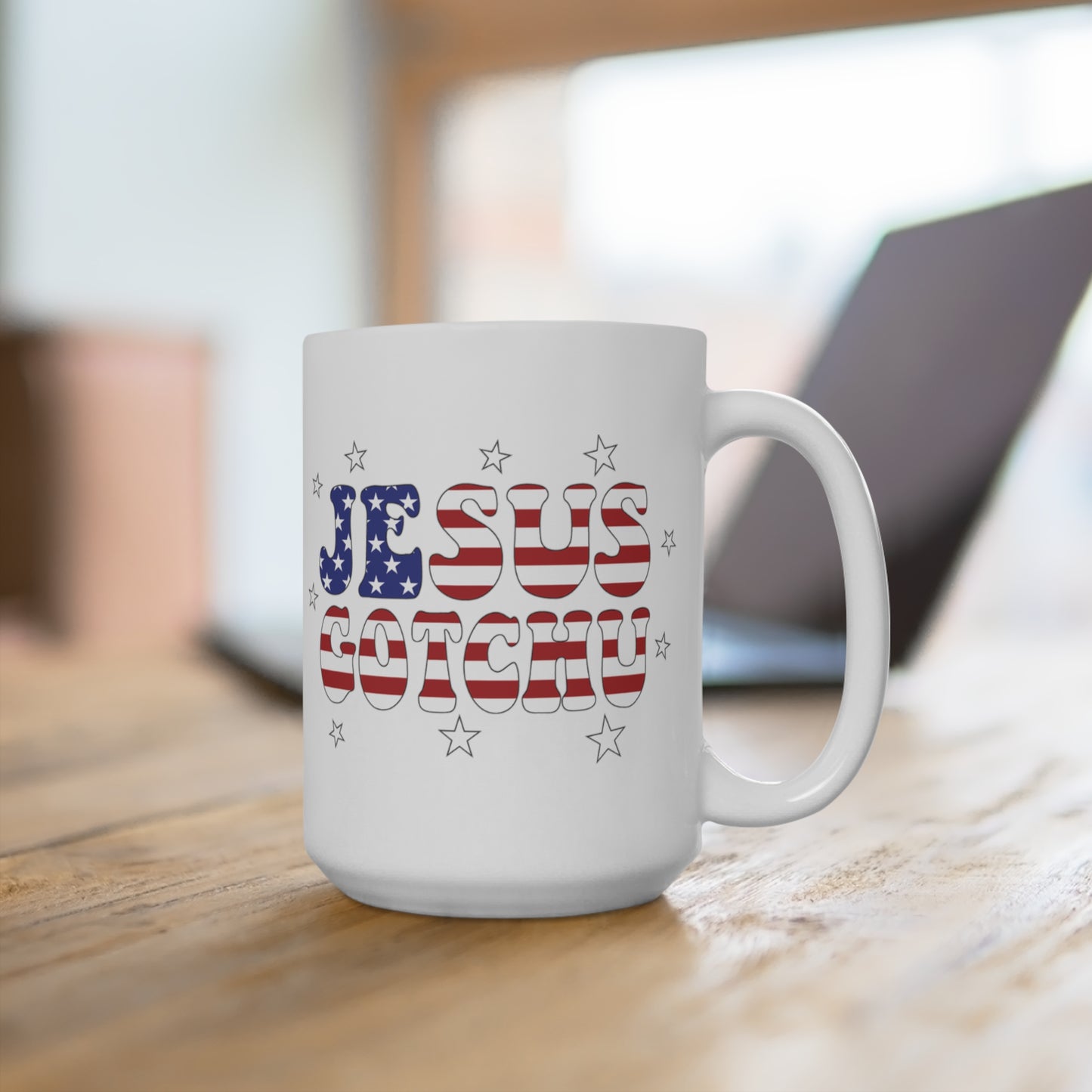 Jesus Gotchu USA Collection Coffee Mug