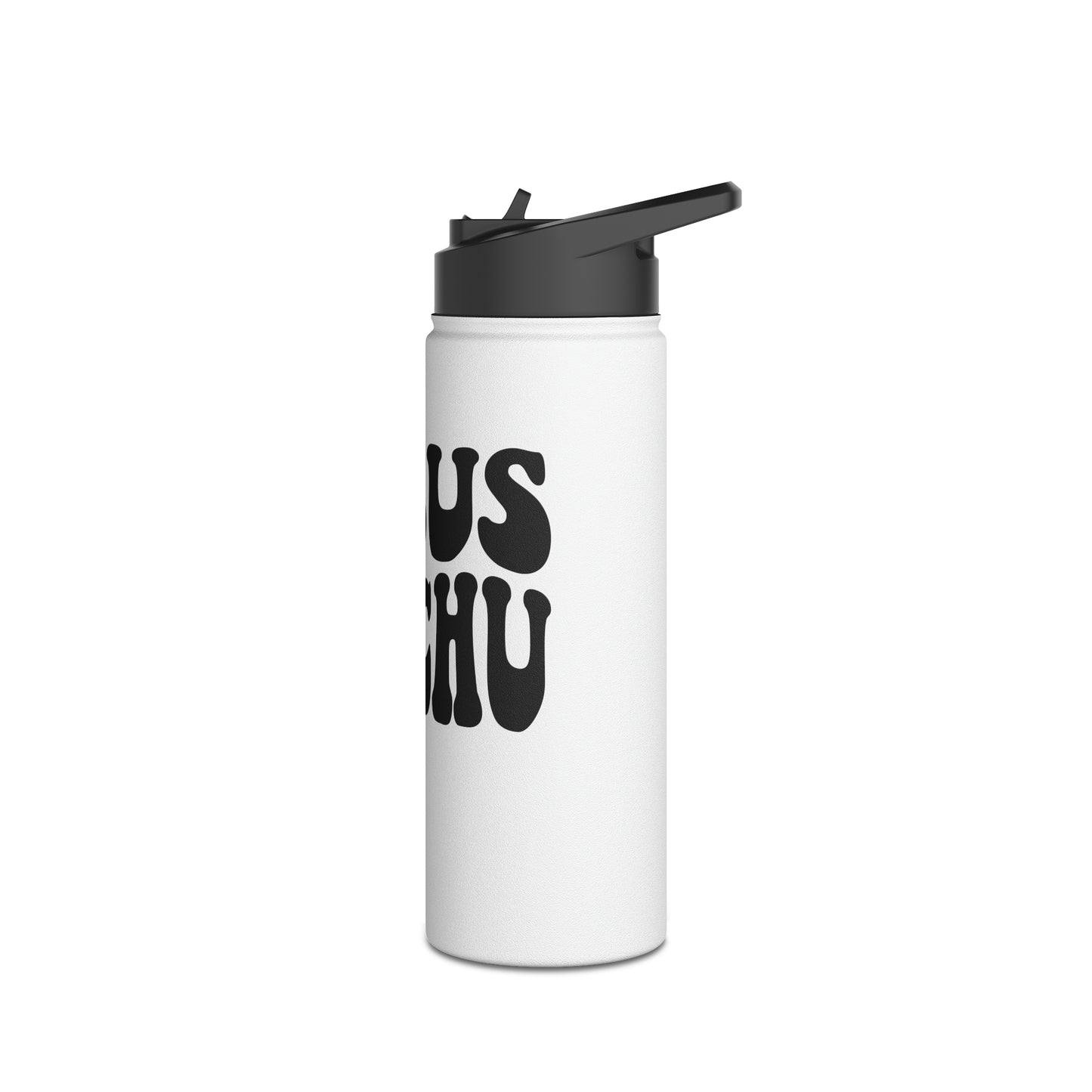Jesus Gotchu Wavy Water Bottle with Straw Cap