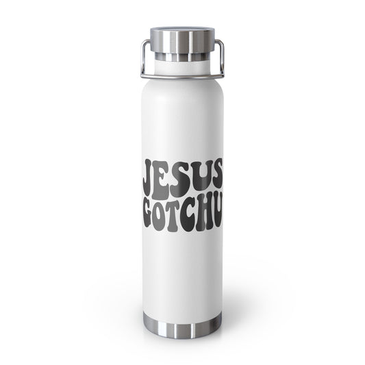 Jesus Gotchu Wavy 22oz Water Bottle