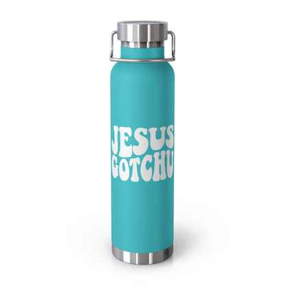 Jesus Gotchu Wavy 22oz Water Bottle